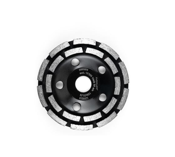 Чашка алмазная двухрядная PRO 125х22.23 мм MOLOT 12500310