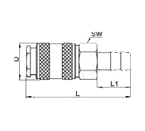 Переходник рапид "мама"-ёлочка (10 мм; блистер) 112 C/3 GAV 7054470