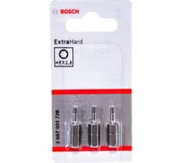 Бита Extra Hart 3 шт. (25 мм; HEX2,5) Bosch 260700120