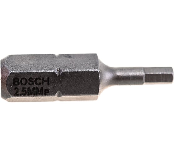 Бита Extra Hart 3 шт. (25 мм; HEX2,5) Bosch 260700120