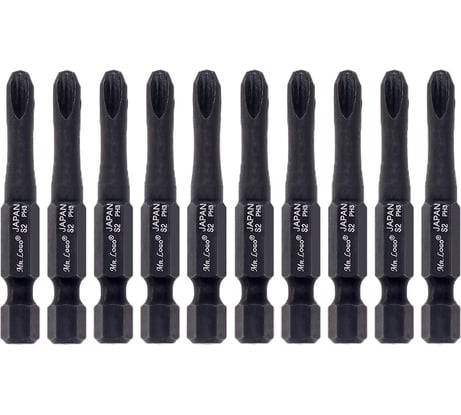 Бита Торсионная PH3, 50 мм, сталь - S2, 10 шт Mr. Logo C050P3T-10