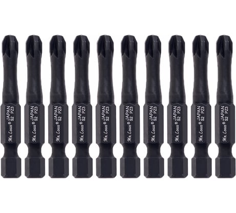 Бита Торсионная PZ3, 50 мм, сталь - S2, 10 шт Mr. Logo C050PZ3T-10
