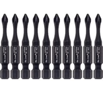 Бита Торсионная PH1, 50 мм, сталь - S2, 10 шт Mr. Logo C050P1T-10