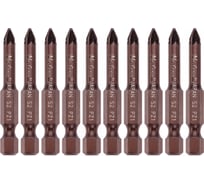 Бита PZ1, 50 мм, сталь - S2, 10 шт Mr. Logo A050PZ1-10