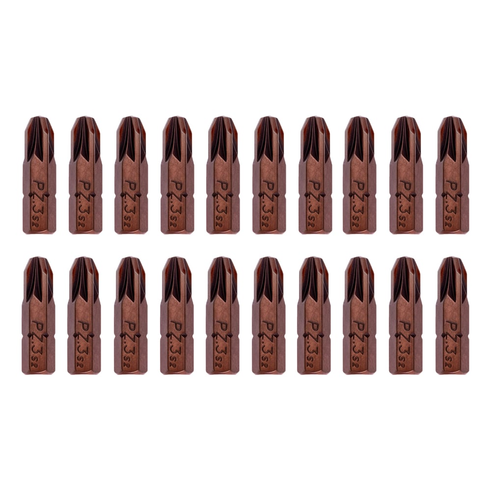 Бита PZ3, 25 мм, сталь - S2, 20 шт Mr. Logo C025PZ3-20 - выгодная цена ...