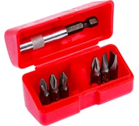 Набор насадок-бит CR-V 7 предметов (red) Mr. Logo SD-801B-AJ