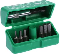 Набор насадок-бит 7 предметов (green) Mr. Logo SD-801B-AH