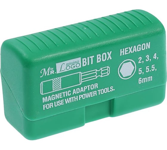 Набор насадок-бит 7 предметов (green) Mr. Logo SD-801B-AH