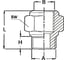 Переходник мама 1/4" - папа 1/8" (блистер) 1216/3 M1/8*F1/4 GAV 38900 2
