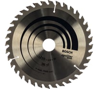 Диск пильный по дереву OPTILINE (210х30 мм; 36T) для ручных циркулярных пил Bosch 2608640622