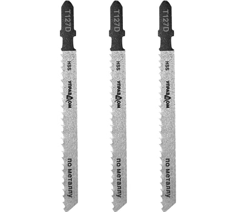 Полотна для электролобзика EU-хвостовик, тип Т127D, 3 шт Управдом 4100002560