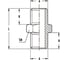 Переходник папа 1/8" - папа 1/8" 1221/2 290/1 M1/8*M1/8 GAV 12014 2