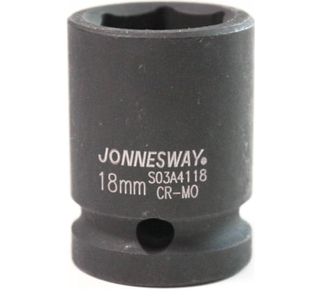 Головка торцевая ударная (1/2"DR; 18 мм) Jonnesway S03A4118