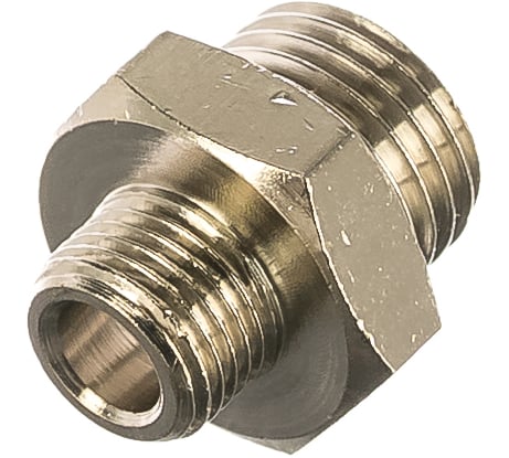 Переходник папа 1/8" - папа 1/4" 1222/2 290/2 M1/8*M1/4 GAV 12017