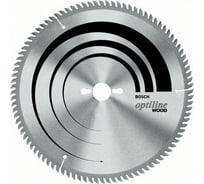 Диск пильный по дереву OPTILINE (350х30 мм; 84T) для циркулярных пил Bosch 2608640668