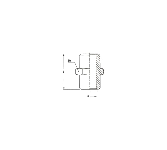 Муфта цилиндрическая мама 1/2" - мама 1/2" (блистер) 1225/5 280/10 F1/2*F1/2" GAV 7004110