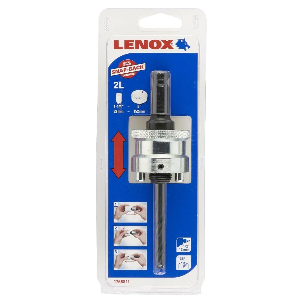 Держатель для биметаллических коронок 2L SNAP-BACK LENOX 1768811 ...