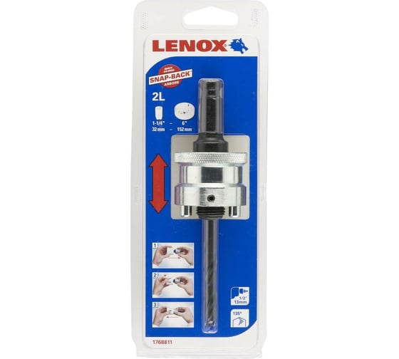 Держатель для биметаллических коронок 2L SNAP-BACK LENOX 1768811