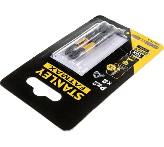 Биты FatMax Magnetic Screw Lock PZ2x50 мм, 2 шт Stanley STA62855-XJ