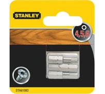 Биты HEX4, 5, 6x25 мм, 3 шт Stanley STA61083-XJ