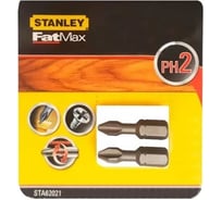 Биты FATMAX TORSION PH2x25 мм, 2 шт Stanley STA62021-XJ