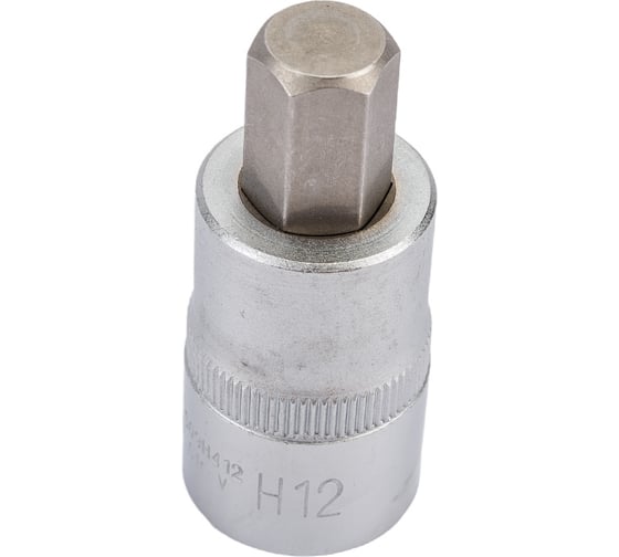 Головка торцевая с шестигранной вставкой "HEX" (1/2"DR; 12 мм; 55 мм) Jonnesway S09H412