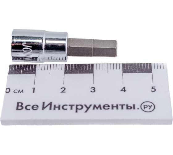 Головка торцевая с шестигранной вставкой "HEX" (1/4"DR; 6 мм; 37 мм) Jonnesway S50H2106
