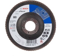 Круг лепестковый Best for Metal для УШМ (115 мм; К80) Bosch 2608607351