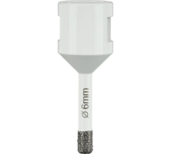 Коронка алмазная по керамограниту 6 мм, M14 на УШМ Diamond Industrial DIDKVP06M14