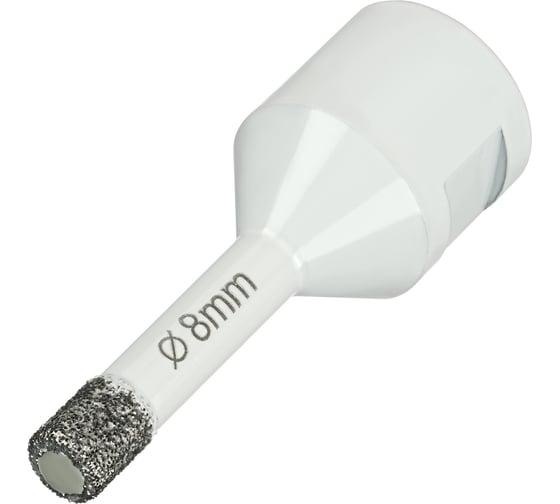 Коронка алмазная по керамограниту 8 мм, M14 на УШМ Diamond Industrial DIDKVP08M14 1