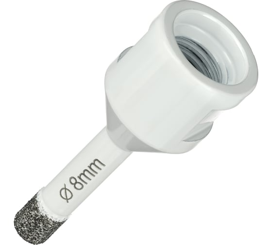 Коронка алмазная по керамограниту 8 мм, M14 на УШМ Diamond Industrial DIDKVP08M14