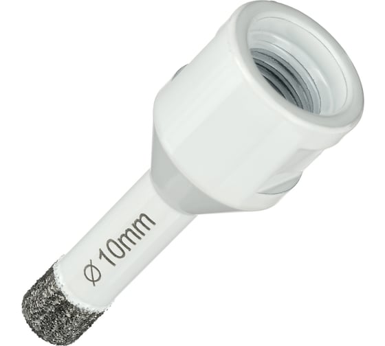 Алмазная коронка по керамограниту 10 мм, M14 на УШМ Diamond Industrial DIDKVP10M14