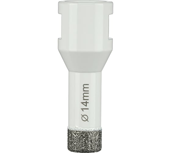 Коронка алмазная по керамограниту 14 мм, M14 на УШМ Diamond Industrial DIDKVP14M14