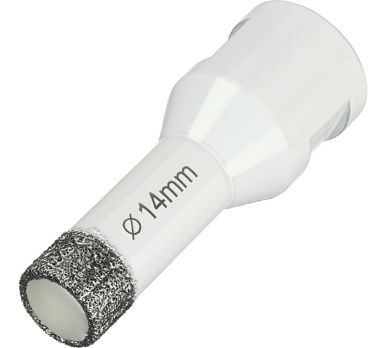Коронка алмазная по керамограниту 14 мм, M14 на УШМ Diamond Industrial DIDKVP14M14 1