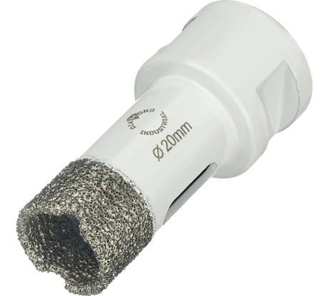 Коронка алмазная по керамограниту 20 мм, M14 на УШМ Diamond Industrial DIDKVP20M14