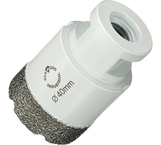 Коронка алмазная по керамограниту 40 мм, M14 на УШМ Diamond Industrial DIDKVP40M14