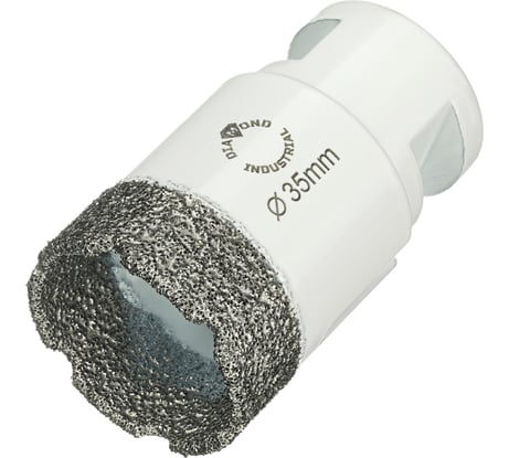 Коронка алмазная по керамограниту 35 мм, M14 на УШМ Diamond Industrial DIDKVP35M14