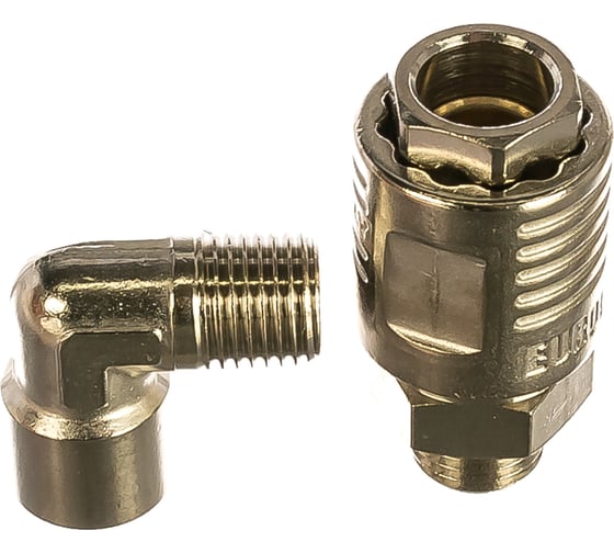 Переходник уголок мама 1/4" - папа 1/4" 1250/2 265/2 L-MF 1/4" GAV 23964 1