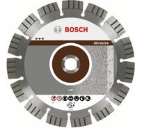 Диск алмазный отрезной Best for Abrasive (125х22.2 мм) для УШМ Bosch 2608602680