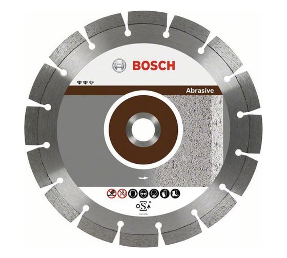 Диск алмазный отрезной Expert for Abrasive (115х22.2 мм) для УШМ Bosch 2608602606 1