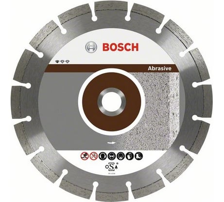 Диск алмазный отрезной Professional for Abrasive (125х22.2 мм) для УШМ Bosch 2608602616