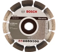 Диск алмазный отрезной Professional for Abrasive (150х22.2 мм) для УШМ Bosch 2608602617