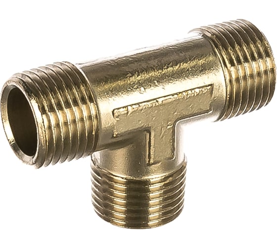 Переходник тройник Т-образный 1256/4 T-MMM 1/2" GAV 27824 1