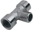 Переходник тройник Т-образный (блистер) 1252/2 255/2 T-FMF 1/4" 38908 1