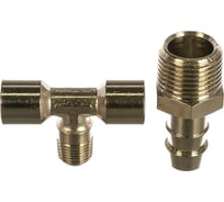 Переходник тройник Т-образный 1252/1 255/1 T-FMF 1/8" GAV 28168