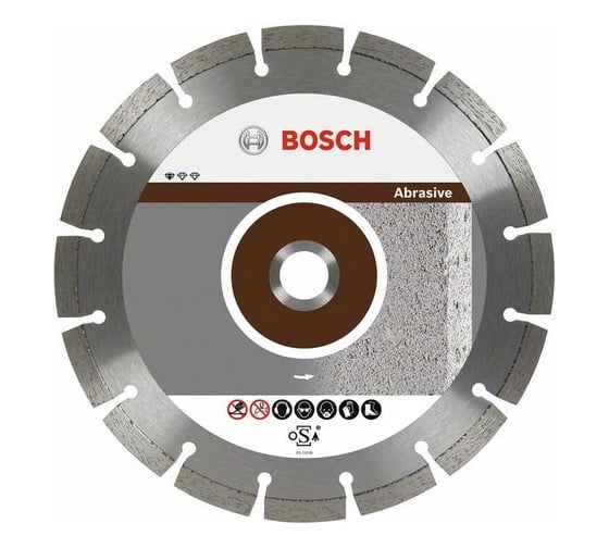 Диск алмазный отрезной Professional for Abrasive (350х20/25.4 мм) для настольных пил Bosch 2608602621 1
