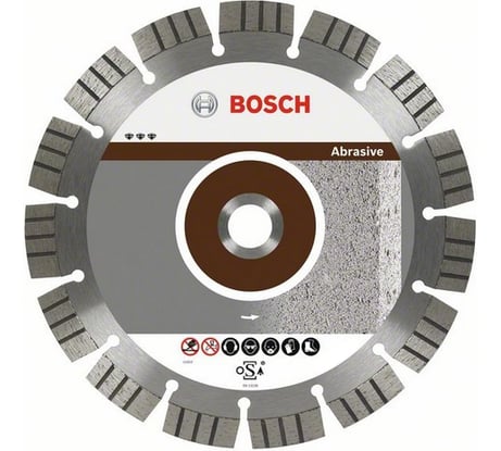 Диск алмазный отрезной Best for Abrasive (450х25.4 мм) для настольных пил Bosch 2608602688