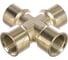 Переходник крестовина 1254/3 250/3 FFFF 3/8" GAV 34389 1