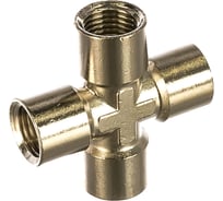 Переходник крестовина 1254/2 250/2 FFFF 1/4" GAV 27819