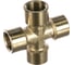 Переходник крестовина 1254/ 250/4 FFFF 1/2" GAV 34390 1